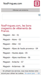 Mobile Screenshot of nosfringues.com